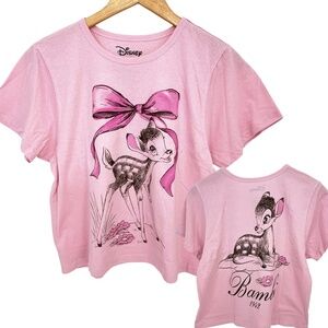 NWOT Disney Bambi Cropped T-Shirt Women’s XL